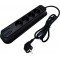 Moxom MX-ST05 Πολύπριζο 4 Θέσεων με 6 USB και Καλώδιο 2m Μαύρο 31008KLH50BK