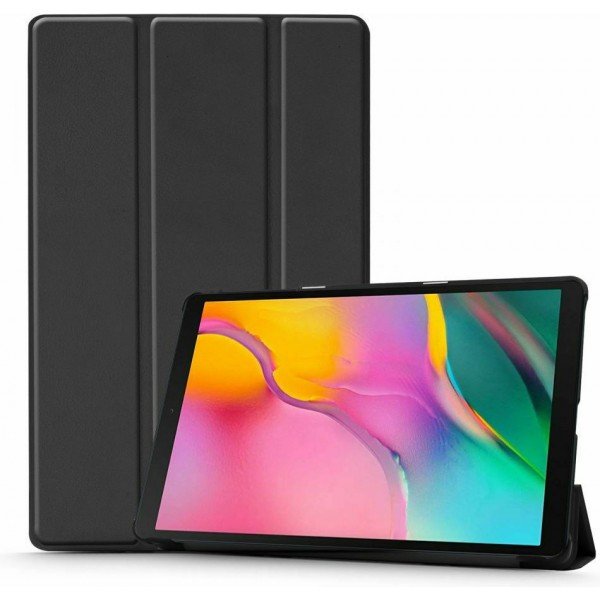 Tech-Protect Tri-Fold Flip Cover Μαύρο (Galaxy Tab A7)
