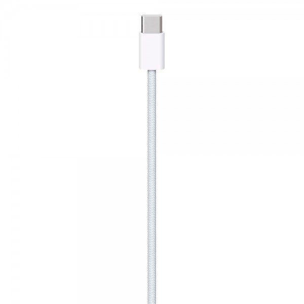 Apple Braided USB 2.0 Cable USB-C male - USB-C Λευκό 1m (MQKJ3ZM/A)