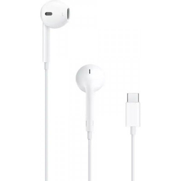 Apple EarPods Earbuds Handsfree με Βύσμα USB-C Λευκό