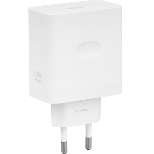 Oppo Φορτιστής Χωρίς Καλώδιο με Θύρα USB-C 33W Λευκός (Supervooc)